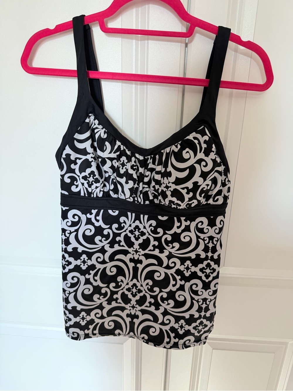 Black & White Patterned Tank Top